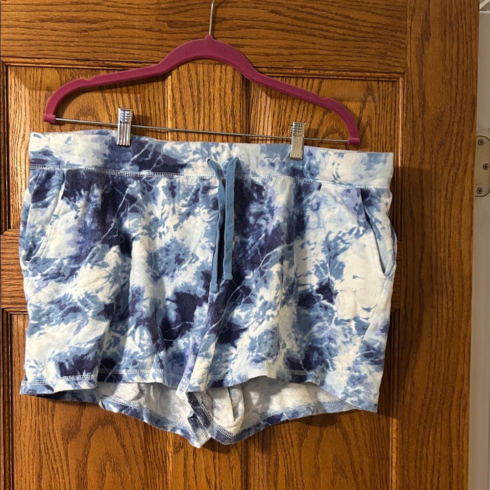 Old Navy Light Blue Tie-Dye Shorts